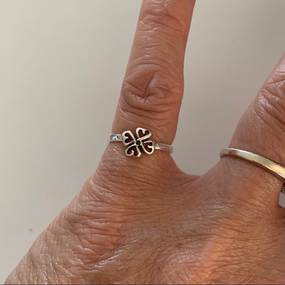 Sterling Silver Celtic Heart Toe Ring, Celtic Ring - image 3